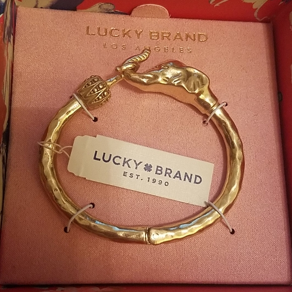 Lucky Brand Elephant Brassy Toned 